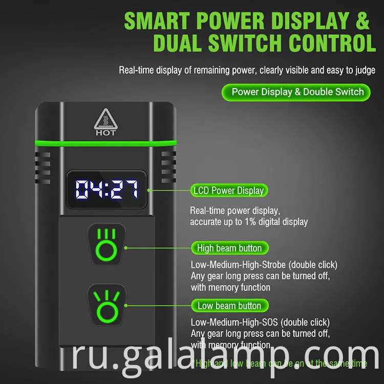 Ультра яркий водонепроницаемый светодиодный факел для наружного исследования